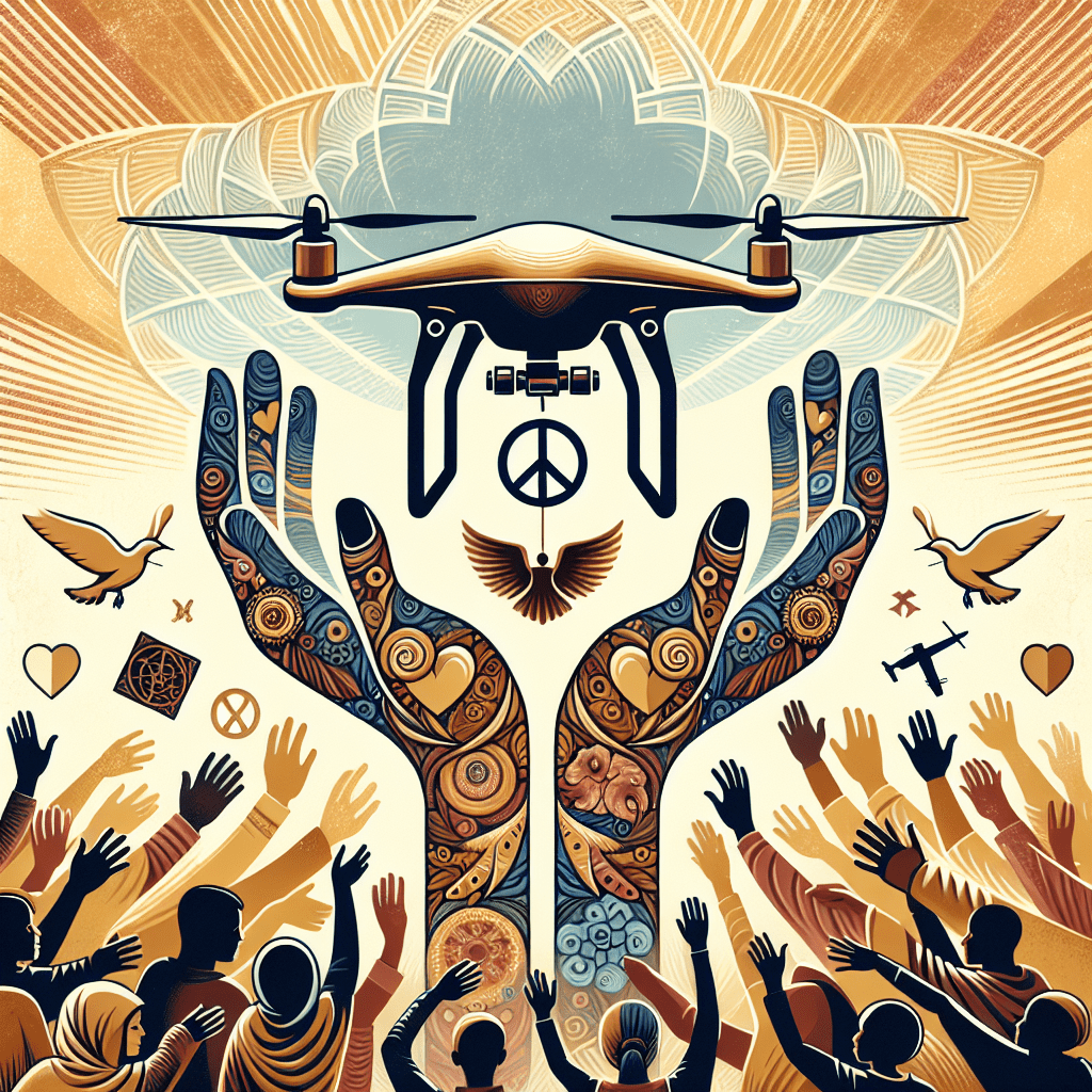 Exploring Humanitarian Responses to Intense Drone Attacks