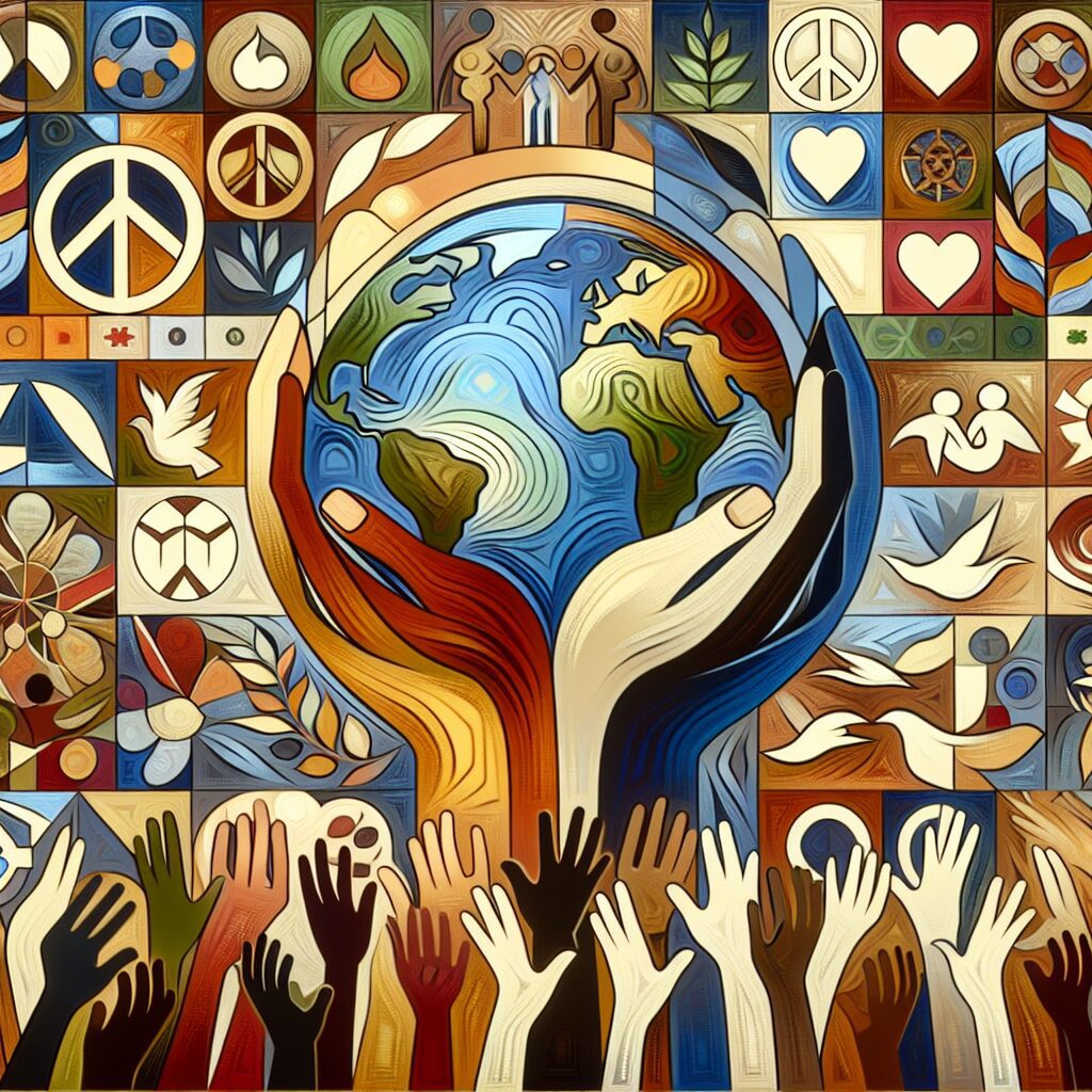 global leaders peace talks